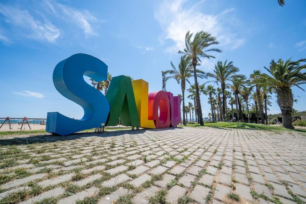 サロウ1ªlinea Mar-Piscina-Wifi-Portaventura-Luxury-Chill5アパートメント エクステリア 写真
