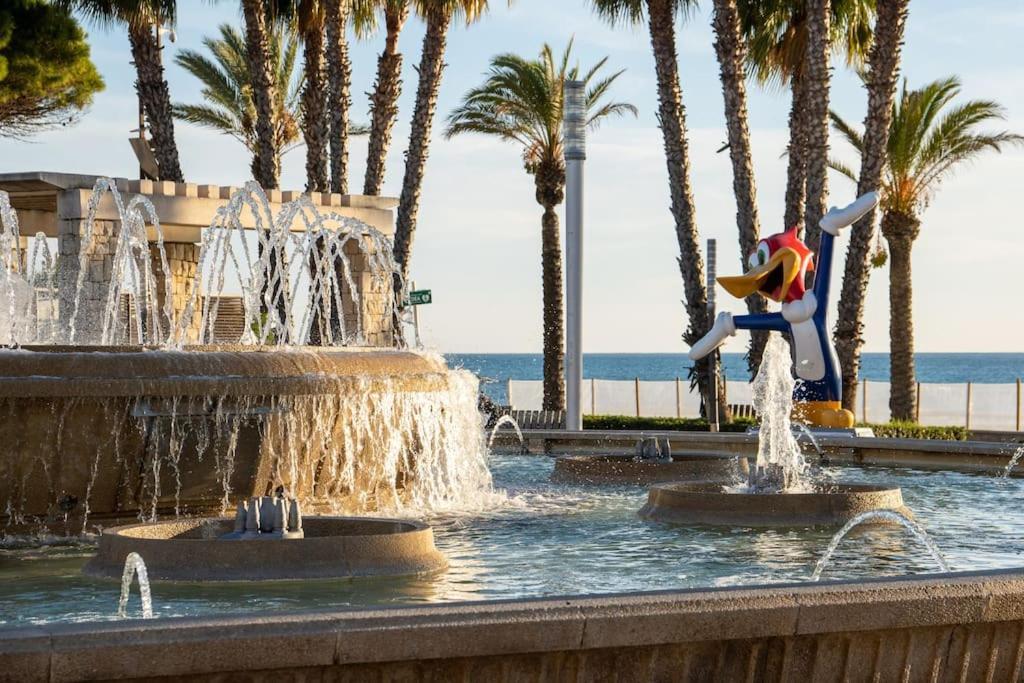 サロウ1ªlinea Mar-Piscina-Wifi-Portaventura-Luxury-Chill5アパートメント エクステリア 写真
